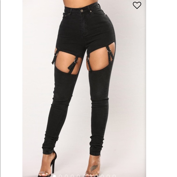 Fashion Nova Denim - NEW That’s what’s up skinny jeans- Black